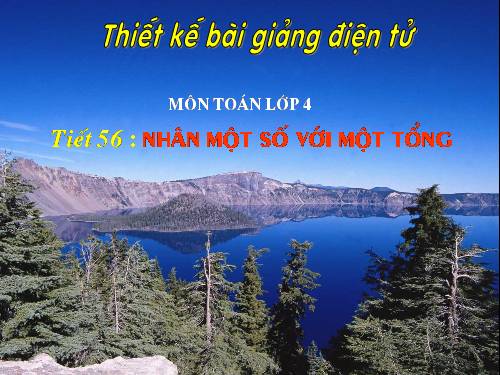 Nhân một số với một tổng