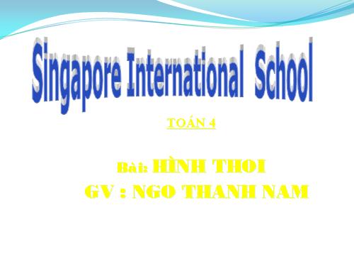 Hình thoi