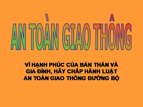 An toàn giao thông