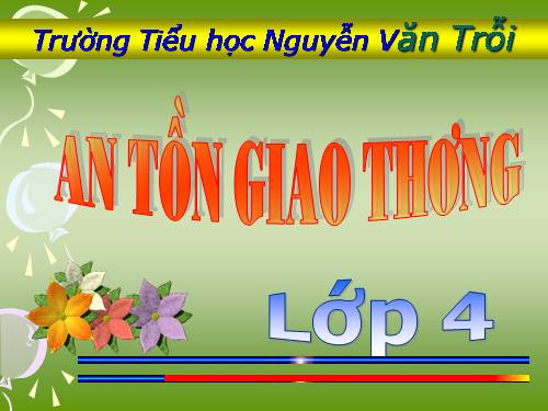 Bài 1. Biển báo hiệu giao thông đường bộ