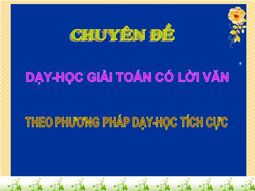 chuyên đề Toán