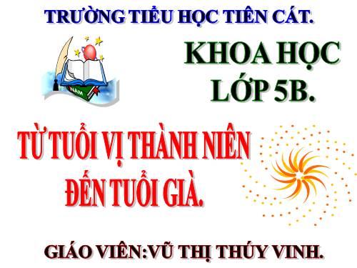 Bài 7. Từ tuổi vị thành niên đến tuổi già