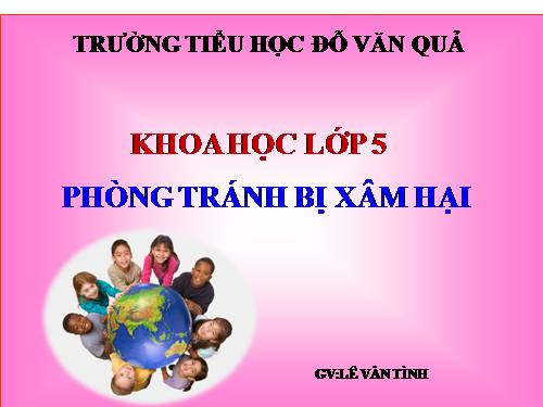 Bài 18. Phòng tránh bị xâm hại