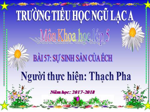 Bài 57. Sự sinh sản của ếch