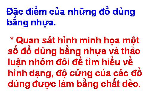 Bài 31. Chất dẻo