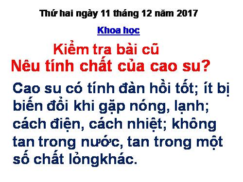 Bài 31. Chất dẻo