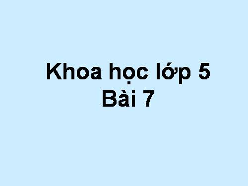 Bài 7. Từ tuổi vị thành niên đến tuổi già