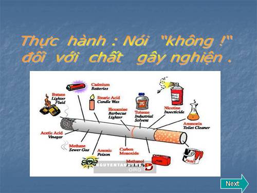 Bài 9-10. Thực hành: Nói "Không!" đối với các chất gây nghiện