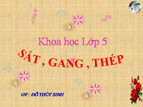 Bài 23. Sắt, gang, thép