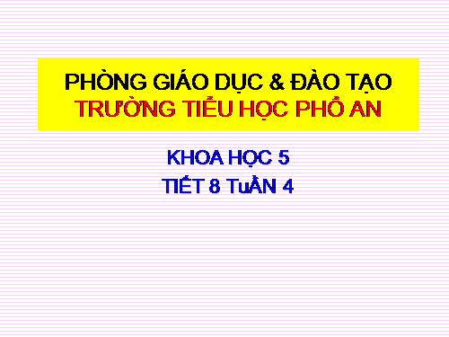 Bài 8. Vệ sinh ở tuổi dậy thì