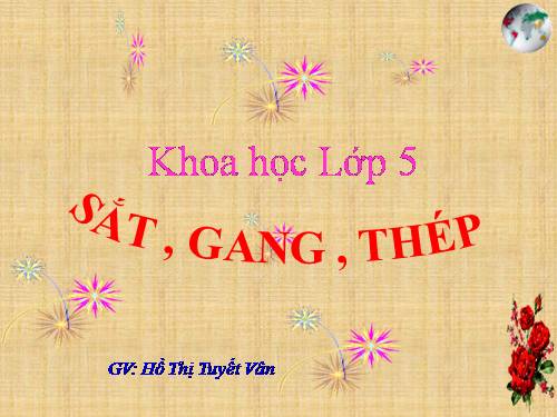 Bài 23. Sắt, gang, thép