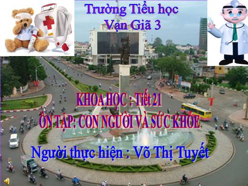 Bài 20-21. Ôn tập: Con người và sức khỏe