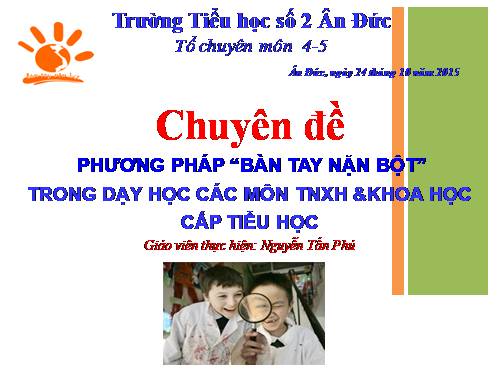 Phương pháp Bàn tay nặn bột
