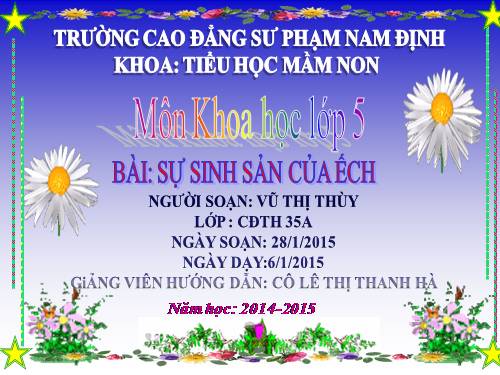 Bài 57. Sự sinh sản của ếch