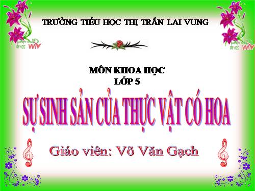 Bài 52. Sự sinh sản của thực vật có hoa