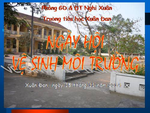HOI THI VE SINH MOI TRUONG
