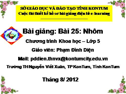 Bài 25. Nhôm