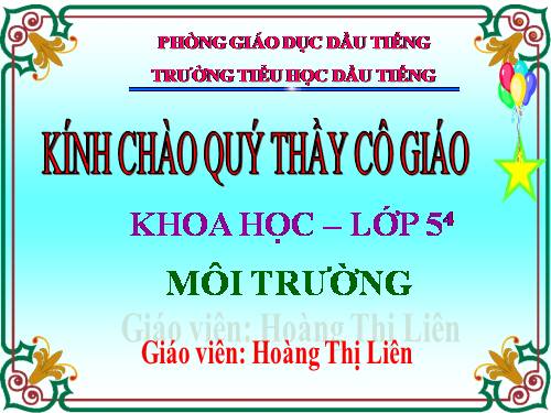 Bài 62. Môi trường