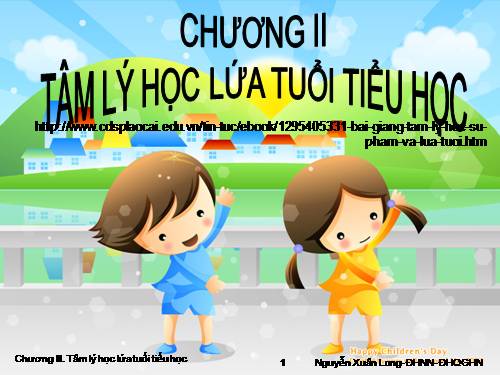 GD CD: tâm lý học HS tiểu học