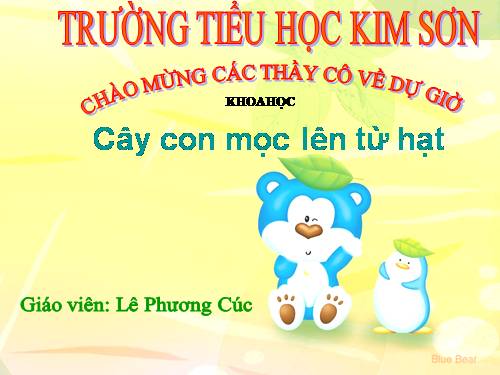 Bài 53. Cây con mọc lên từ hạt