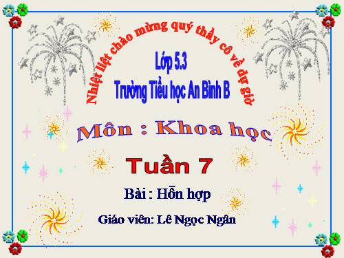 Bài 36. Hỗn hợp