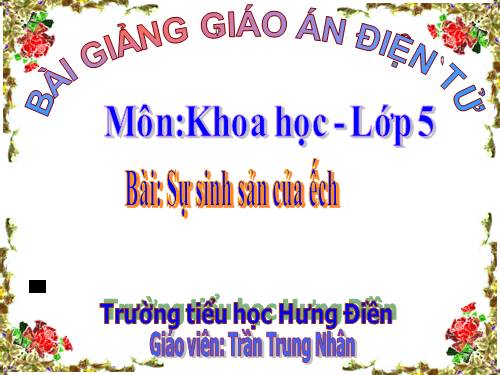 Bài 57. Sự sinh sản của ếch