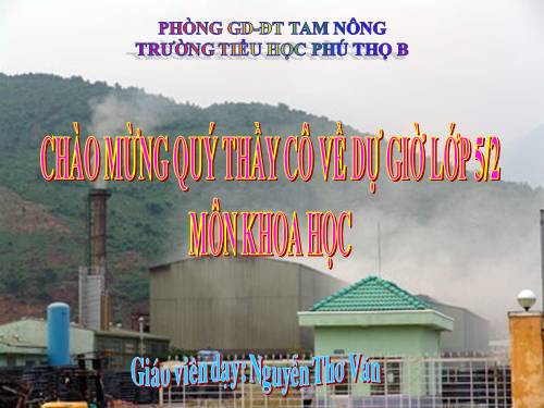 Bài 67. Tác động của con người đến môi trường không khí và nước