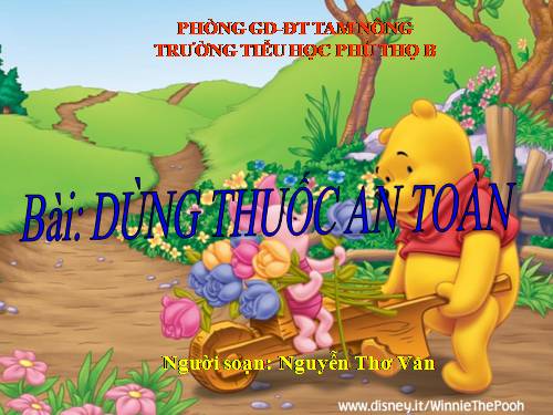 Bài 11. Dùng thuốc an toàn