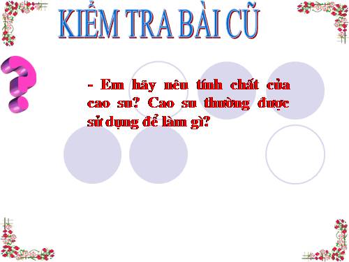 Bài 31. Chất dẻo