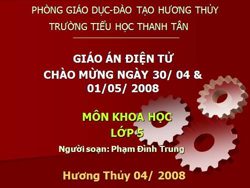 Bài 38-39. Sự biến đổi hóa học