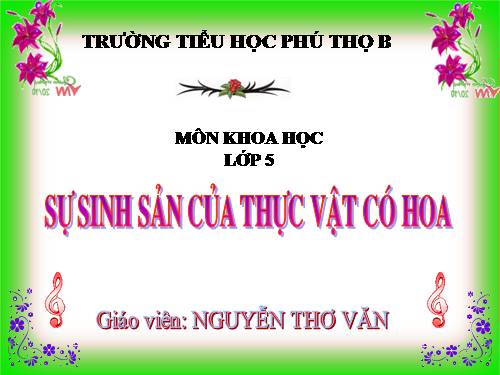 Bài 52. Sự sinh sản của thực vật có hoa