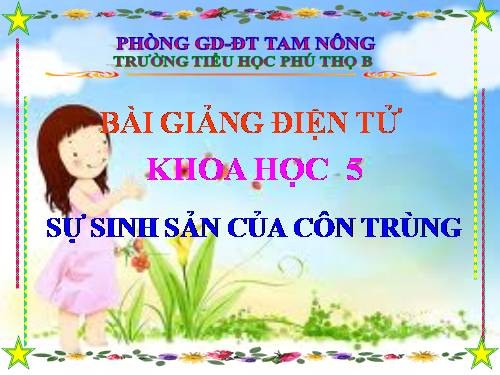 Bài 56. Sự sinh sản của côn trùng