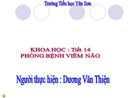 Bài 14. Phòng bệnh viêm não