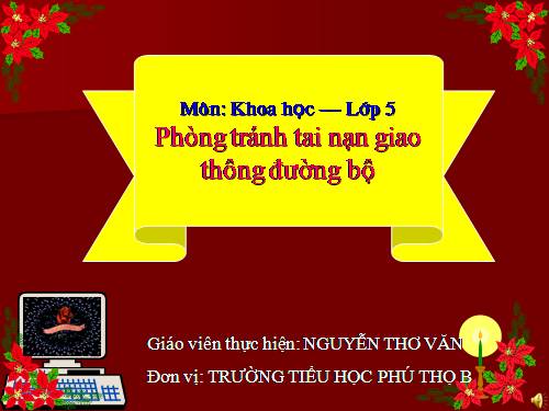 Bài 19. Phòng tránh tai nạn giao thông đường bộ