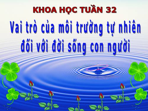 Bài 64. Vai trò của môi trường tự nhiên đối với đời sống con người