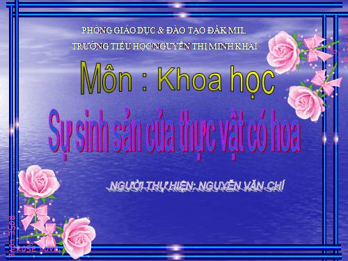 Bài 52. Sự sinh sản của thực vật có hoa