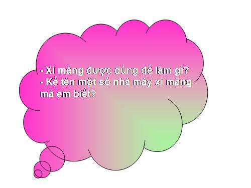 Bài 28. Xi măng