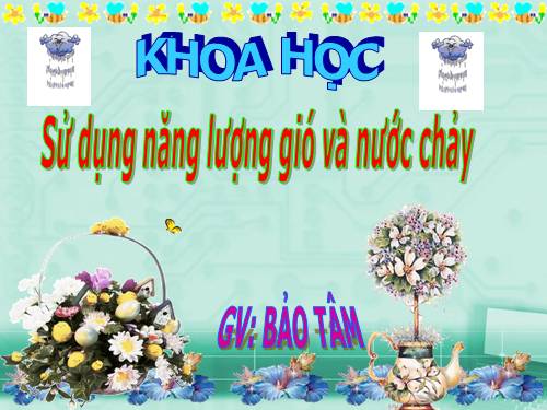 Bài 44. Sử dụng năng lượng gió và năng lượng nước chảy