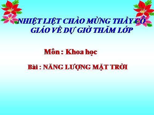 Bài 41. Năng lượng mặt trời