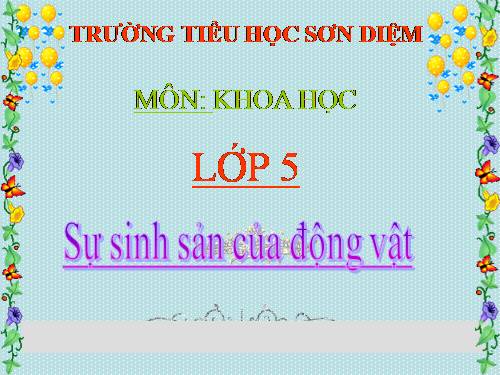 Bài 55. Sự sinh sản của động vật