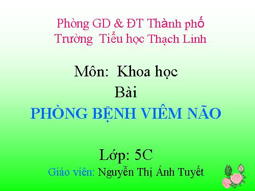 Bài 14. Phòng bệnh viêm não