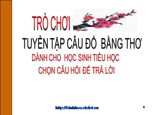 câu đố về con vật