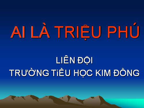 Trò chơi ai là triệu phú