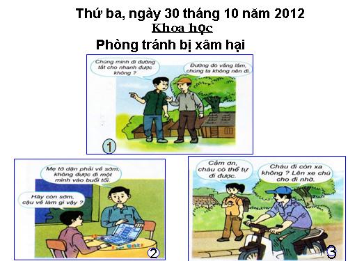 Bài 18. Phòng tránh bị xâm hại