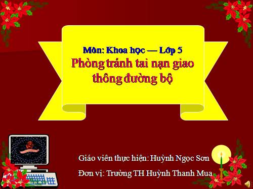 Bài 19. Phòng tránh tai nạn giao thông đường bộ