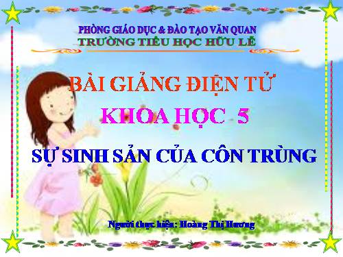 Bài 56. Sự sinh sản của côn trùng