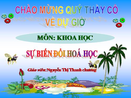 Bài 38-39. Sự biến đổi hóa học
