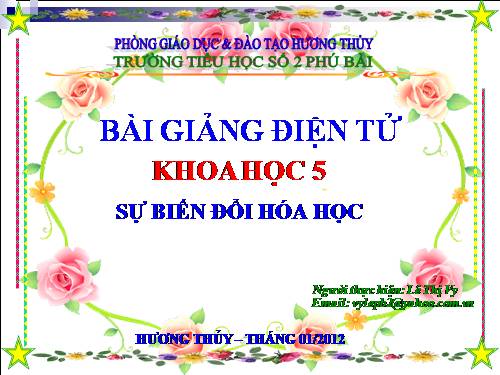 Bài 38-39. Sự biến đổi hóa học