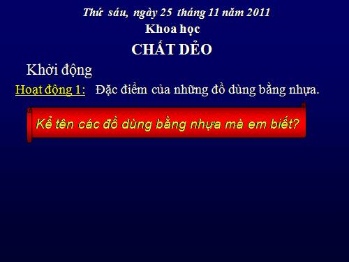 Bài 31. Chất dẻo