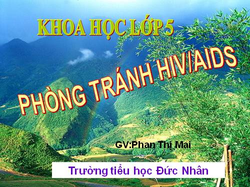 Bài 16. Phòng tránh HIV / AIDS